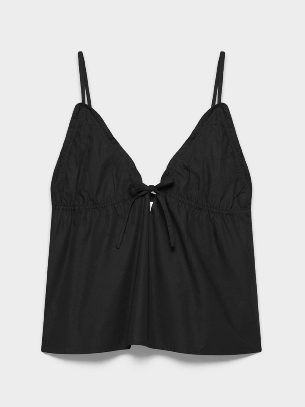 Wilfred Black Tie-Front Camisole